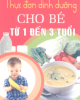 Ebook Thực đơn dinh dưỡng cho trẻ từ 1 - 3 tuổi - Hồng Yến