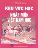 Khu vực học và nhập môn Việt Nam học: Phần 2