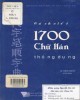 Ebook Cách viết 1700 chữ Hán thông dụng: Phần 2