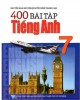 Ebook 400 bài tập tiếng Anh 7: Phần 1