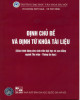 Giáo trình Định chủ đề và định từ khóa tài liệu: Phần 1 - Vũ Dương Thúy Ngà