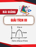 Bài giảng Giải tích III - TS. Bùi Xuân Diệu