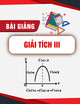 Bài giảng Giải tích III - TS. Bùi Xuân Diệu