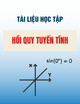 Tài liệu học tập Hồi quy tuyến tính